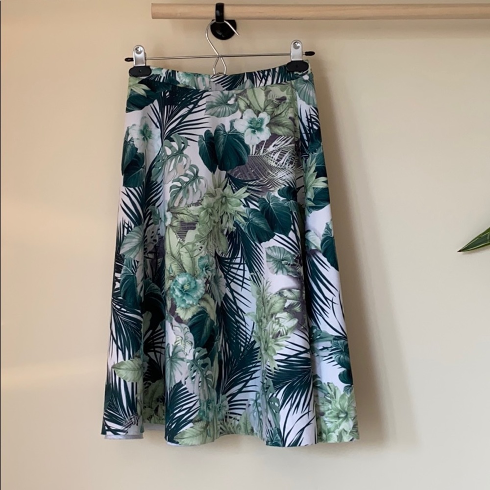 Botanical Neoprene Skirt